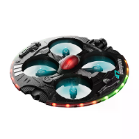 4DRC V47 UFO WiFi FPV met dual camera one key gooien spray optische flow hover kleurrijke LED cirkelbescherming kinderen