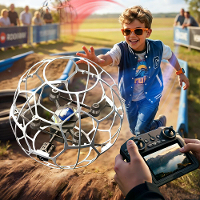 4DRC V51 Vliegend Voetbal WiFi FPV met 4,5 inch LCD Scherm Controller HD Camera Schildpadmodus Optische Stroom Hoveren S