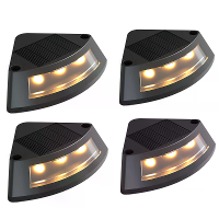 4Pack Buiten Solar Lichten Tuinlamp Landschapsdecor Villa Balkon Tuin Muur Staplampen Traplicht