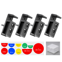 4PCS 15 20mm Garderobe Sluitplaatje Clip Timmerwerk Sluiting Vaste Klemgereedschap Houten Markering Fixture