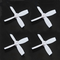 4Pcs 2.4 Inch 60mm 4 Blade Abs Square Propeller 2 Cw & 2 Ccw For 1104 Motor