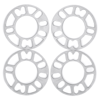 4Pcs 3mm 5mm Universal Alloy Wheel Spacers Shims Set Kit For 4 And 5 Stud