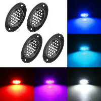 4PCS 8000LM Auto LED Onderlicht Atmosfeerlichten Rooster Aangepaste Lichten Universeel voor Off road Voertuigen