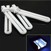 4Pcs 9watt Nail Art Uv Gel Dryer White Light Lamp Tube