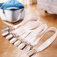 4Pcs Bed Sheet Nylon Fasteners Clip Mattress Cover Elastic Grippers