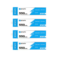 4PCS BETAFPV BT2.0 550MAh 1S 40C voor BETAFPV Meteor75 Pro FPV Racing Drone