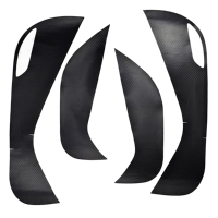 4Pcs Carbon Fiber Door Protective Anti Kick Film Sticker For Hyundai Tucson 2015 2016