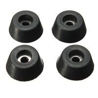 4Pcs Furniture Instrument Anti Slip Shockproof Rubber Foot