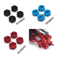 4PCS Geüpgradede Metalen Onderdelen Hexagonale Adapter voor 1/14 ZD Racing MT16 Rlaarlo JIUSI MT14R PT14R RC Auto's Voer
