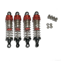 4PCS Geupgrade Oliegevulde Schokdemper voor Wrangler MNRC MN128 1/12 RC Auto's Voertuigen Modellen Onderdelen
