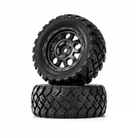 4PCS HBX 3100A V3 1/16 Brushless RC Auto Onderdelen Wielen Band/Rims Gelijmd Voertuigen Modellen Reserve Vervanging F431