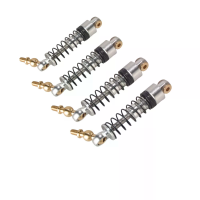 4PCS JXC LR1801 1/18 Rock Crawler RC Auto Upgradeonderdelen Alloy Oliedoende Schokdempers Verende Dempers Off Road Truck