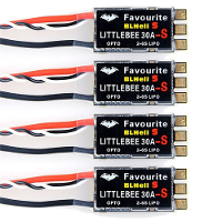 4PCS LittleBee 30A S BLHeli_S OPTO 2 6S Brushless ESC voor DIY RC FPV Race Drone