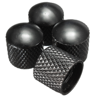 4Pcs Metal Dome Volume Tone Control Knob For Electric Push On Guitar Bass