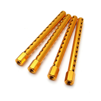 4Pcs Metal Shell Pillars Upgrade Spare Parts For Hsp Redcat 1:10 Rc Racing Buggy Truck Truggy Car