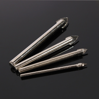4Pcs Mirror Ceramic Tile Glass Drill Bits Set Spear Head 4/6/8/10mm