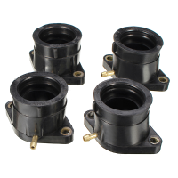 4Pcs Motorcycle Carburetor Interface Pipe Adapter Manifold Rubber Gum For Yamaha Xjr400
