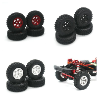 4PCS RC Auto Wiel Band 7mm Hex Voor JJRC C8801 Austar AX8560 TRX4M 1/18 RC Voertuigen Onderdelen