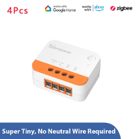 4Pcs Sonoff ZBMINI L2 Slimme Zigbe3.0 Schakelaar Geen Neutraal Nodig Intelligent Tweewegsbesturing Relaismodule Timer Sp