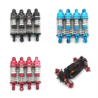 4PCS Upgraded Metalen Onderdelen Oliegevulde Schokdempers voor 1/14 ZD Racing MT16 Rlaarlo JIUSI MT14R PT14R RC Auto's V