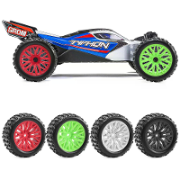 4PCS Verbeterde Banden Wiel Velgen voor ARRMA TYPHON GROM ARA2106 1/18 2S RC Auto's Voertuigen Modellen Reserveonderdele