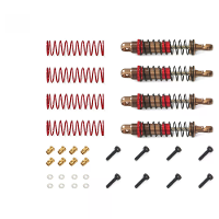 4PCS Verbeterde Metalen Oliegevulde Schokdempers voor SG PINECONE FORSET 2401 1/24 RC Auto's Voertuigen Modellen DIY Wij