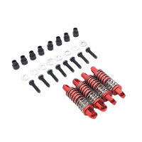 4PCS Verbeterde Metalen Schokdempers voor Wltoys 1/28 284161 284010 284131 K969 K979 K989 K999 P929 P939 RC Auto Voertui