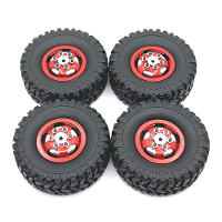 4PCS Verbeterde Metalen Velgen Banden Wielen MNRC MN82 voor TOYOTA Land Cruiser LC79 1/12 WPL 1/16 RC Auto's Voertuigen