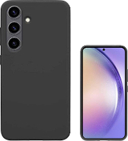 4Smarts 4smarts Silicone Case Cupertino für Sams Cover Samsung Galaxy A56 Zwart