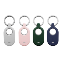 4Smarts 4smarts Silicone Case Set f. SmartTag2 4 AirTag cover Blauw, Groen, Pink, Wit