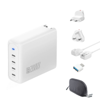 4Smarts USB oplader 200 W USB C USB PD Wit Binnen GaN, USB Power Delivery (USB PD)