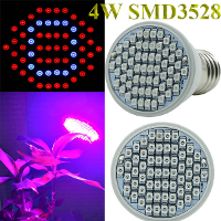 4W E27 44 Red 16 Blue Garden Plant Grow LED Bulb Greenhouse Plant Seedling Growth Light