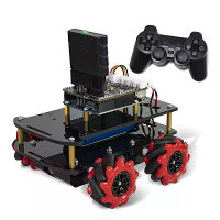 4WD Slimme Auto Chassis Mecanum Wiel Tracking DIY Kit Omnidirectioneel Wiel Vierwielaangedreven Robot Afstandsbedienings