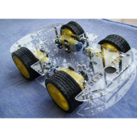 4Wd Smart Robot Car Chassis Kits With Strong Magneto Speed Encoder For Arduino 51