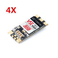 4X Dys Aria Blheli_32bit 35a 35amp Brushless Esc 3 6s Dshot1200 Ready Built In Current Meter Sensor