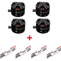 4X Dys Be1806 2300kv Brushless Motor With 4x Dys Bl16a Mini 16a Blheli Esc