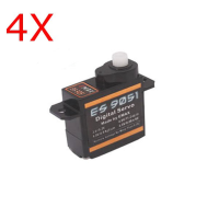 4X Emax Es9051 Digital Mini Servo For Rc Model