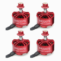 4X Racerstar 2207 BR2207S Fire Edition 2200KV 3 6S Brushless Motor voor RC Drone FPV Racing Frame Kit