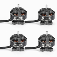 4X Racerstar Racing Edition 1103 BR1103B 10000KV 1 3S borstelloze motor zwart voor 50 80 100 RC Drone FPV Racing