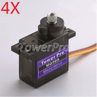 4X Towerpro Mg90s 13.4G Metal Gear Mini Digital Servo