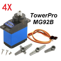 4X Towerpro Mg92b Robot 13.8G 3.5Kg Torque Metal Gear Digital Servo