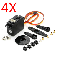 4X Towerpro Mg945 Digital Metal Servo 12kg High Torque
