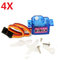 4X Towerpro Sg51r 5g Plastic Gear Digital Micro Servo For Rc Airplane
