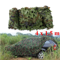 4X1.5M Woodland Camouflage Camo Net For Camping Military Photography