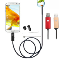 5.5Mm 6 Led Hd 2m Camera Otg Usb 2m Industrial Endoscope For Samsung S6/s7 Edge Android Pc