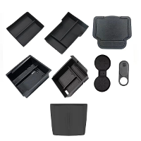 5/7/8 Delige middenconsole organizer set van hoge kwaliteit ABS plastic ingebouwd ontwerp met antislip voering vergroot