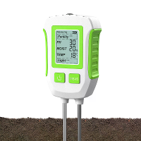 5 In 1 Hoge Nauwkeurigheid Bodem Sensor Tester Vocht pH Vruchtbaarheid Temperatuur Zonnemeter Corrosiebestendige Probes