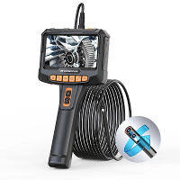 5 Inch 8mm Handheld Inspectie Borescope Endoscoop 1080P Dubbele Lens 360 Graden Rotatie Endoscoop Camera