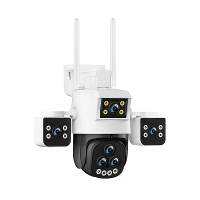 5 Lens Panoramische Bewakingscamera 20x Optische Zoom 360° PTZ 200W Pixel WiFi Camera Kleur Nachtsicht AI Mensdetectie 2