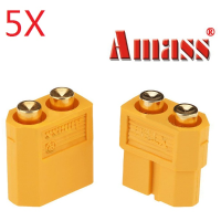 5 Pair Amass Pcb Dedicated Xt60 P Plug Connector Male & Female For Pcb Board